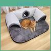 Play Shape Interactive U Cat Tunnel Polyester Fabric Foldable Design For Cats Exploration Indoor Entertainment Activity