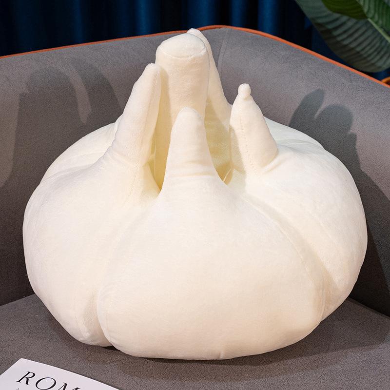 

Мультяшные забавные овощи, связанные с чесноком, острые баклажаны, плюшевые куклы, украшения для дивана и ножек 40cm（