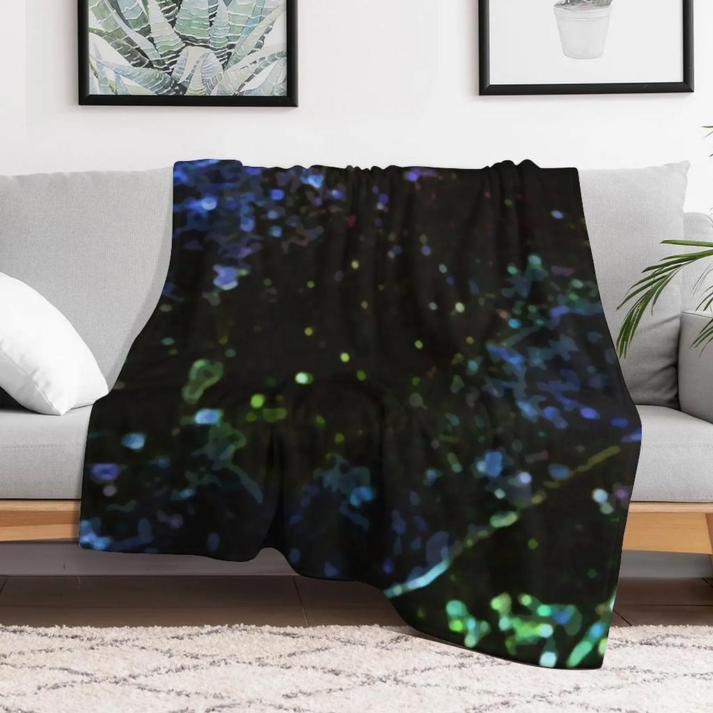 Neon-Sprenkel-Kuscheldecke Vielseitige Gemütliche Decke für Alle Anlässe