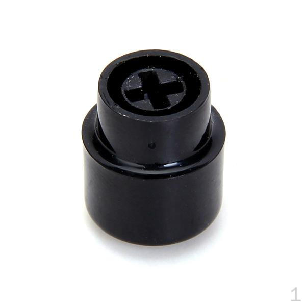 5 Pieces Guitar Switch Tip Black Knob for Parts