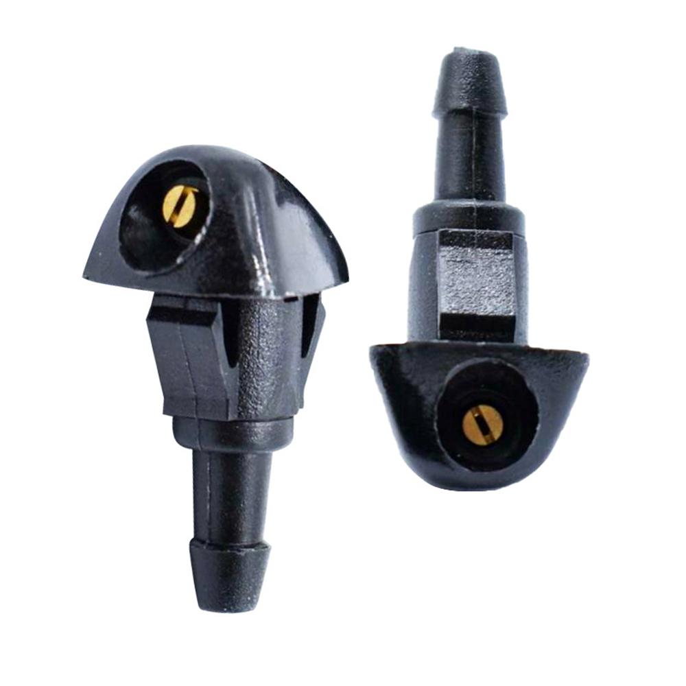 2Pcs 76810-SEA-A01 Front Windshield Wiper Water Spray Jet For Honda Civic Fit Jazz CR-V Accord Prelude Shuttle Washer Nozzles