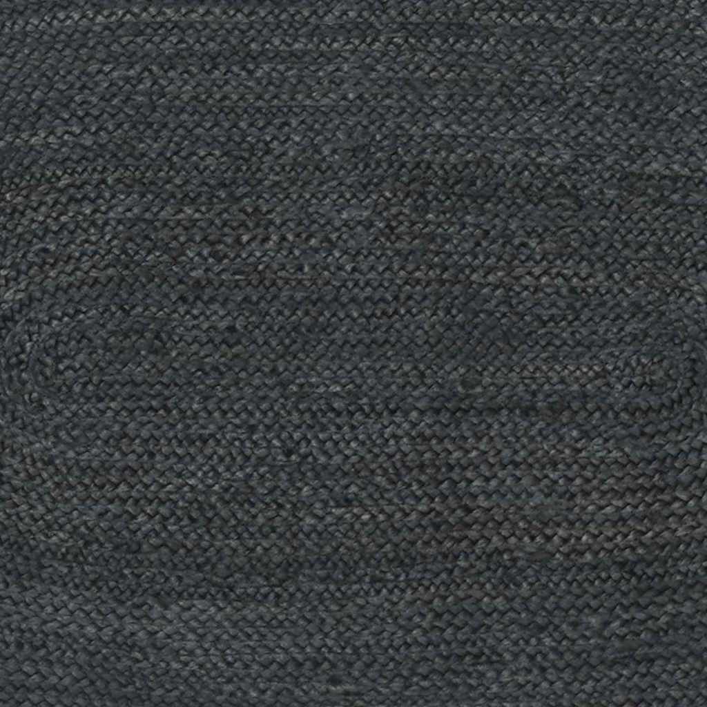 Area Rug Dark Grey 122 x 183 cm Jute