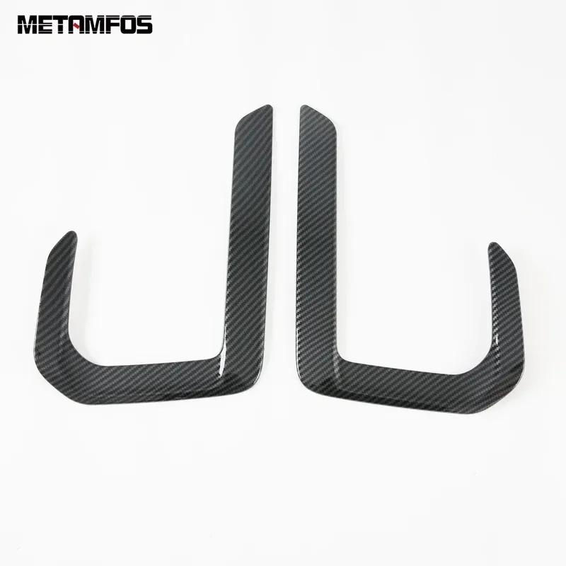 For Subaru Outback - 2024 Carbon Fiber Front Fog Light Lamp Cover Trim Foglight Eyelid Eyebrow Accessories Car Styling