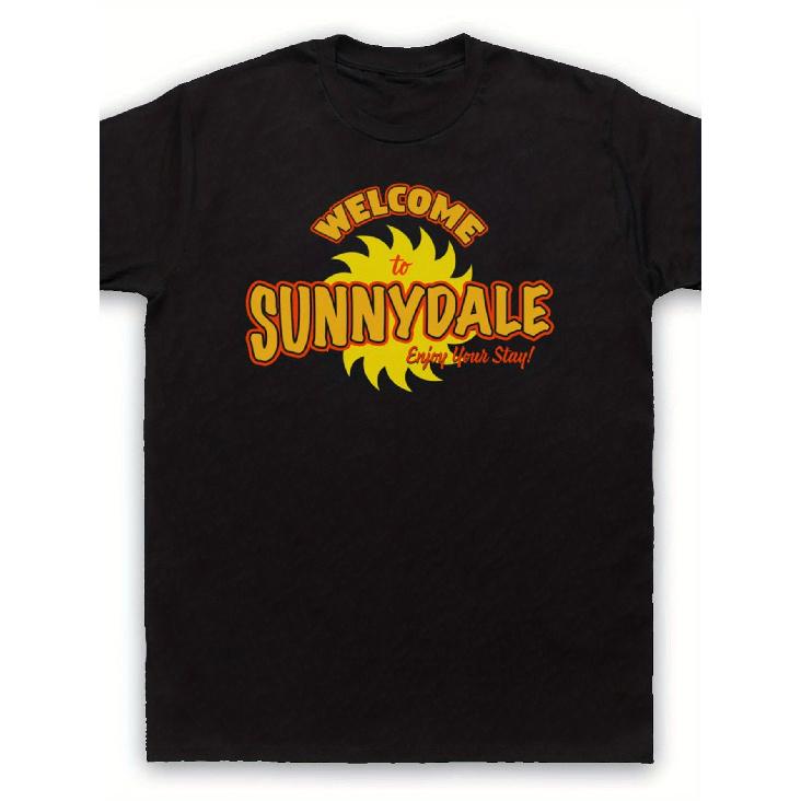 BUFFY THE VAMPIRE WELCOME to SUNNYDALE SIGN MENS & WOMENS T-SHIRT S