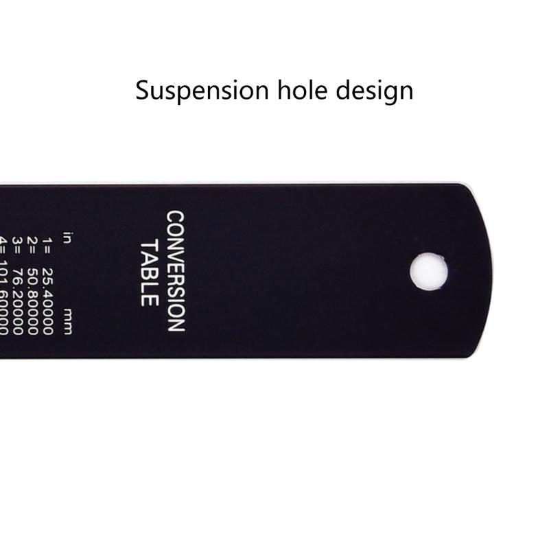 Aluminum Rulers Precisions Measurement Tool with Clear Scale for Precise Measurements In Art & Engineering Projects