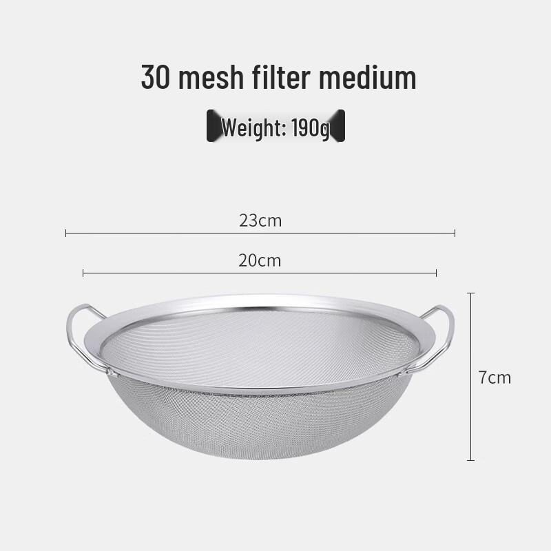304 Stainless Steel Fine Mesh Kitchen Strainer