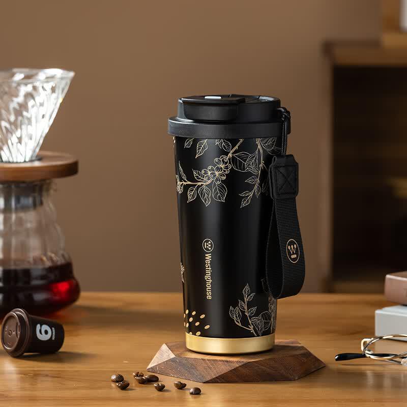 Westinghouse WB540 Элегантная черная кружка для кофе на два напитка