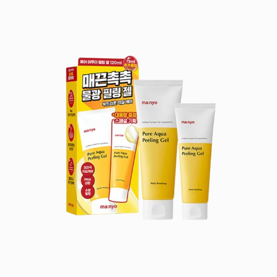 

MANYO FACTORY Гель-пилинг Pure Aqua 120 мл + 75 мл Набор
