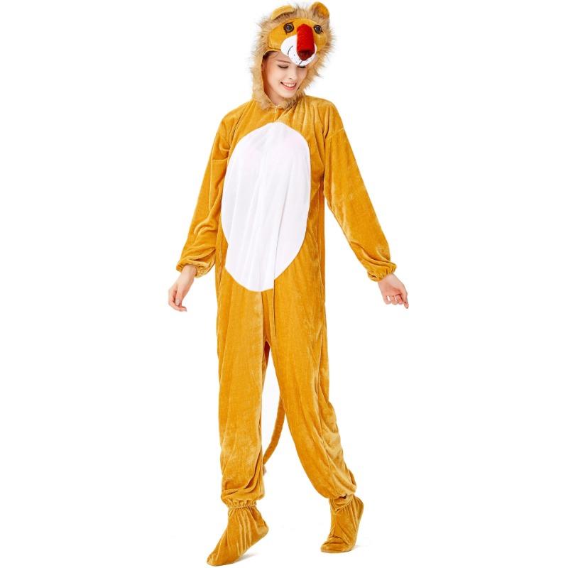 M-L Halloween Playful One-piece Cartoon Animal Weasel Costume, Adult Masquerade Costume
