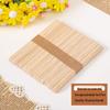 Colorful Wooden Popsicle Sticks for DIY Crafts and Ice Cream 