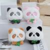 Charming Panda Plush Keychain Toy Fluffy Adorable Bag Charm Gift For Couples