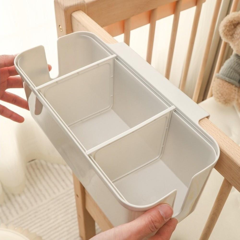 Large Capacity Bedside Storage Rack Partition Bed Hanging Bag Night Stand Shelves  Home