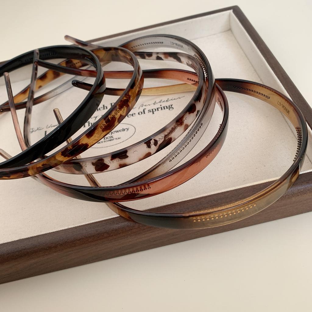 Forme de Monture de Lunettes de Soleil Tendance Serre-têtes Acryliques pour Femmes Serre-tête Denté Antidérapant Sans Trace Cerceau pour Cheveux Accessoires pour Cheveux