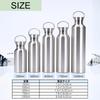 Asdays Thermos, Insulated Water Bottle, Stainless Steel Water Bottle, Leak-Proof, Silver (1000ml)