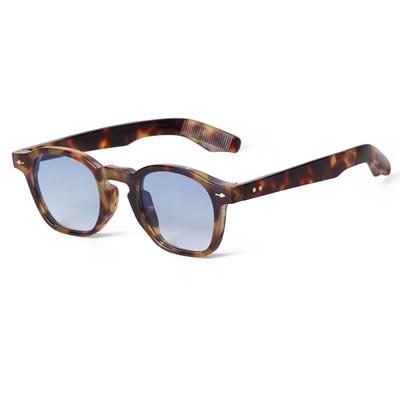 Vintage Classic Rivet Tortoiseshell Square Sunglasses Women For Men  Luxury Brand Designer Retro Hip Hop Sun Glasses Uv400