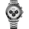 Ikon Silber Edelstahlarmband Herren-Quarzuhr 1512964