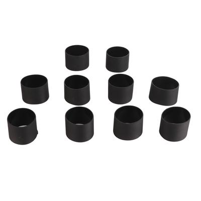 10 Piezas Antideslizante Resistente al Calor Silicona Manga para Botella Taza Protector Tapa Taza de Agua Negro