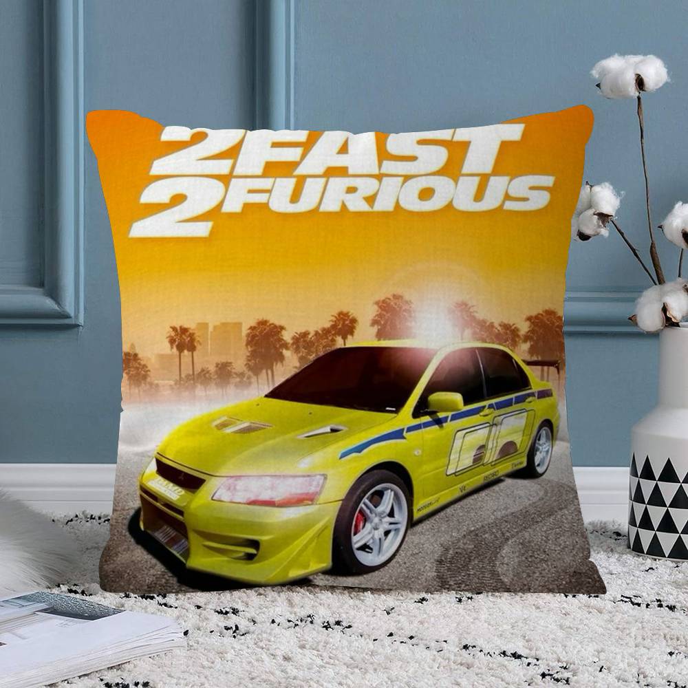 FFast and FFurious Pillowcase Toon Gift Cushion Cover Bedroom Home Sofa Chair Seat Decor Pillow Case