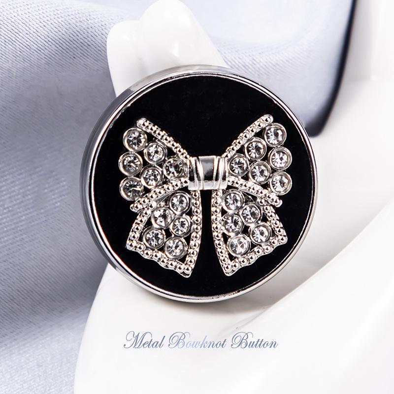 10PCS High-end Metal Coat Buttons Clothing Sweater Trench Coat High-grade Pearl Advanced Feeling Butterfly Knuckle Buttons