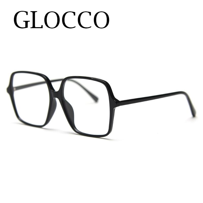 New Large Frame Myopia Glasses Anti Blue Light Ultra Light TR90 Computer Goggles Fashion Eyewear