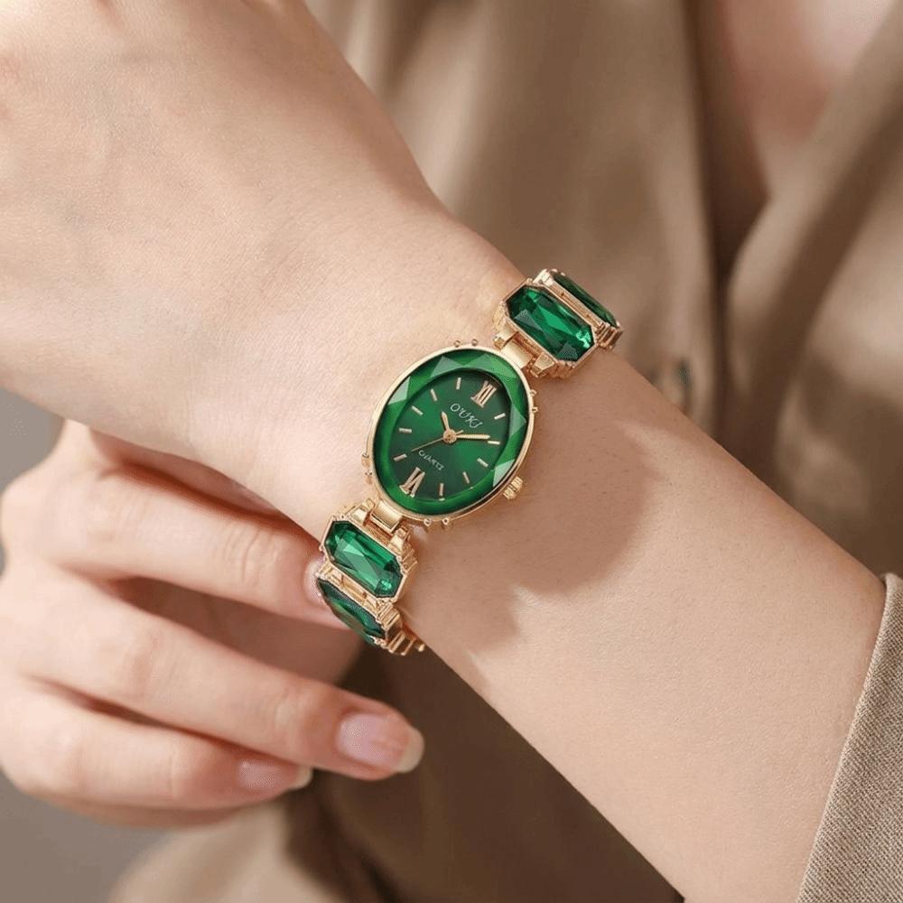 With Adjustable Bracelet Rotundity Shaped Watch Women Wristwatch  Women Girl