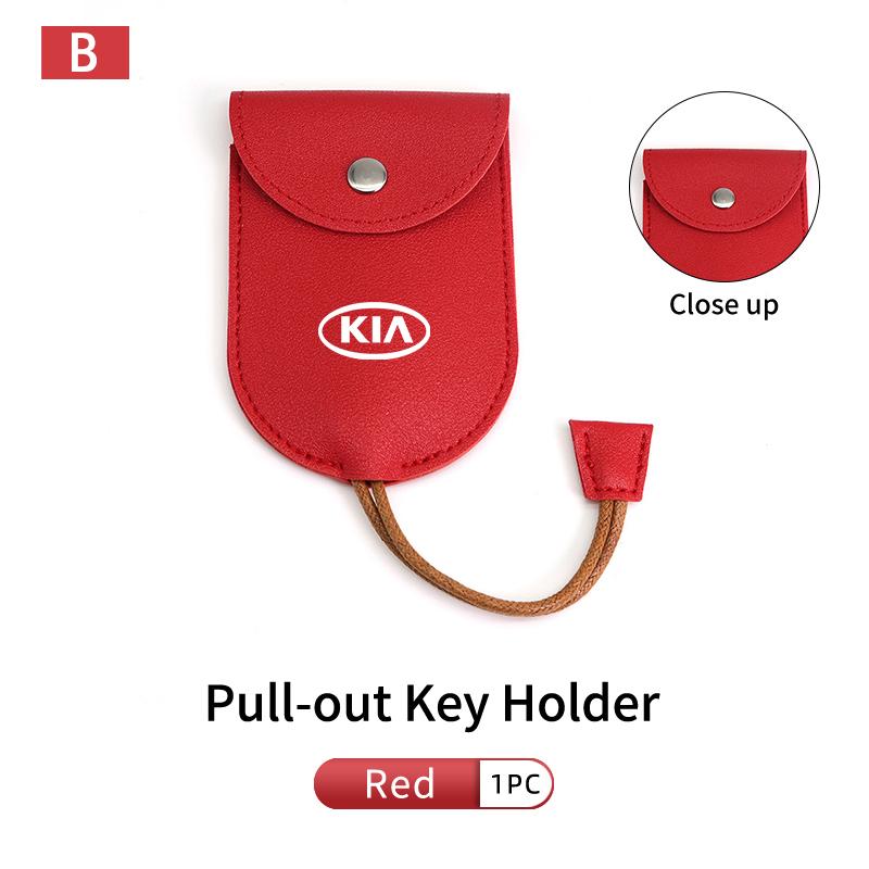 Multifunction Car Key Scratch Protective Case Keys Storage Holder Auto Accessories For KIA Cerato Proceed Venga Stonic Picanto