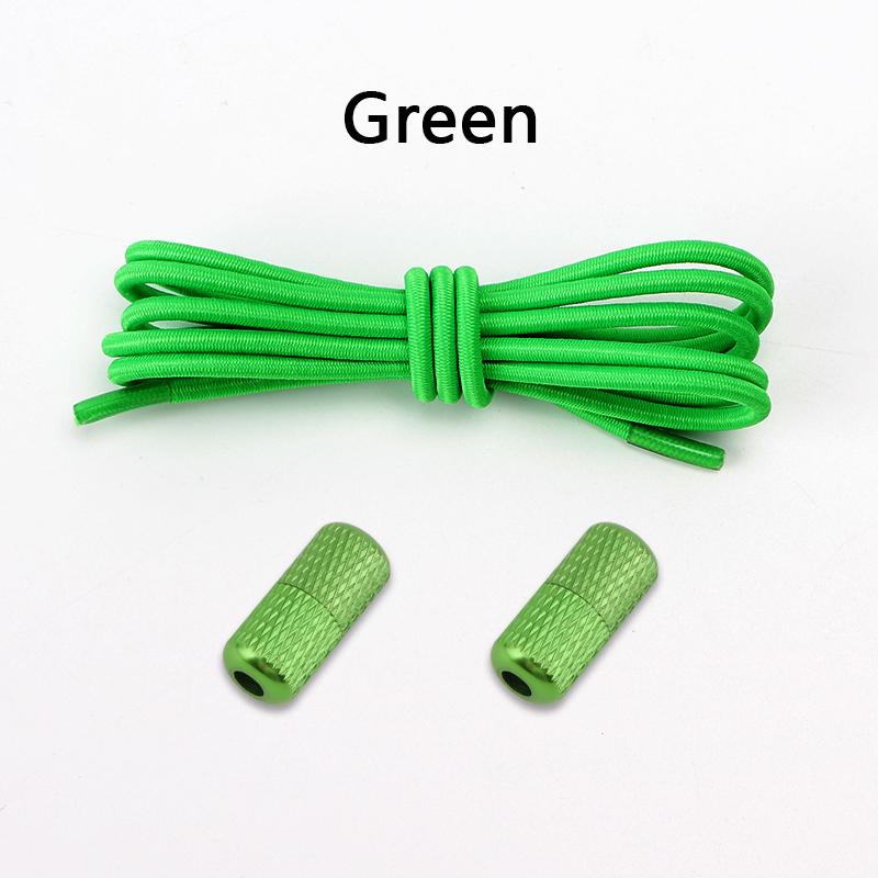 Rubber Elastic Laces No Tie Shoe Laces Shoes Round Shoelaces for Sneakers Without Ties Kids Adult Quick Shoe Lace Rubber Bands