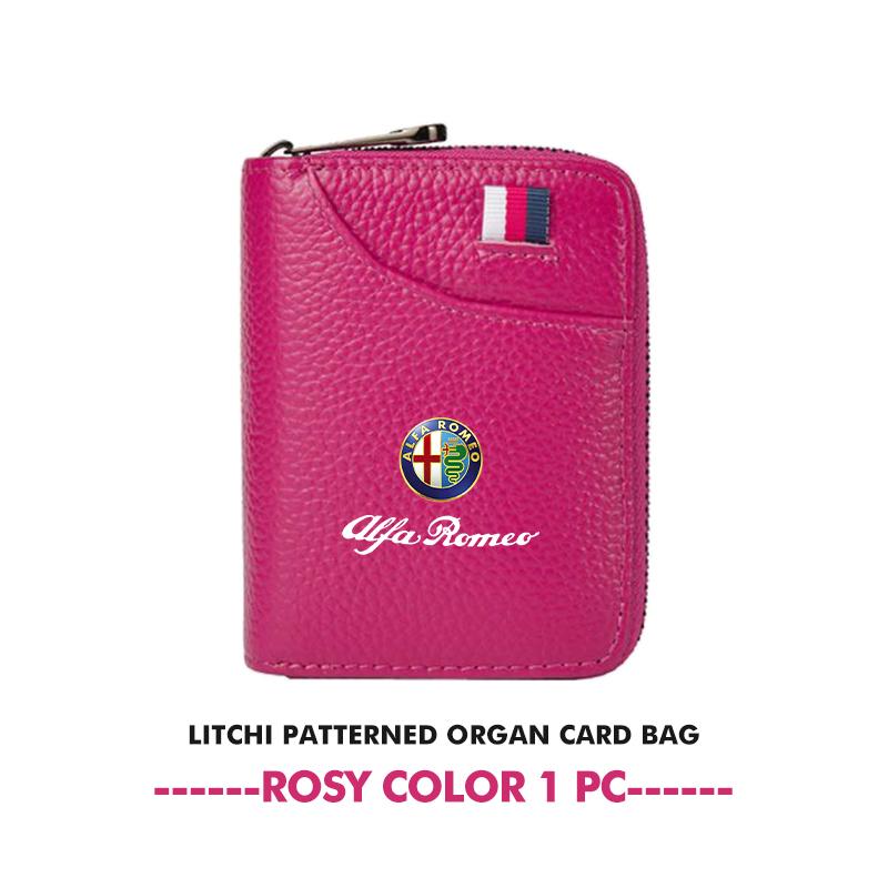 Car Stickers For Alfa Romeo Car Men Women Wallet Multi-functional Coin Cash Storage Bag Card Clip Protector Cover For Alfa Romeo