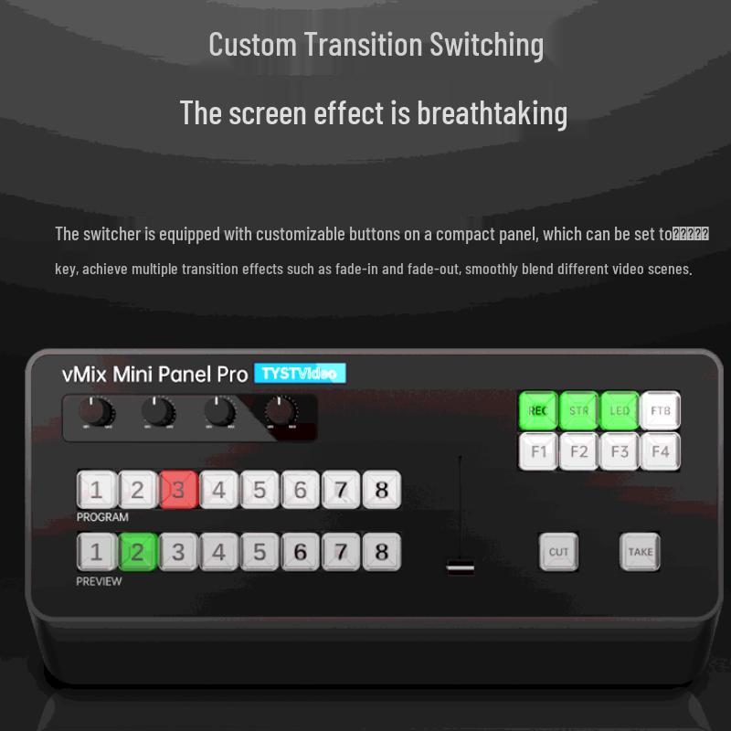 Tianyingshitong VMIX Mini Ovládací Panel Produkce s PTZ Joystickem