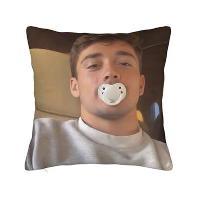 C-Charles Leclerc Pillowcase Accessories Printing Cushion Cover Decorations  Throw Pillow Case Cover Living Room Multiple Sizes