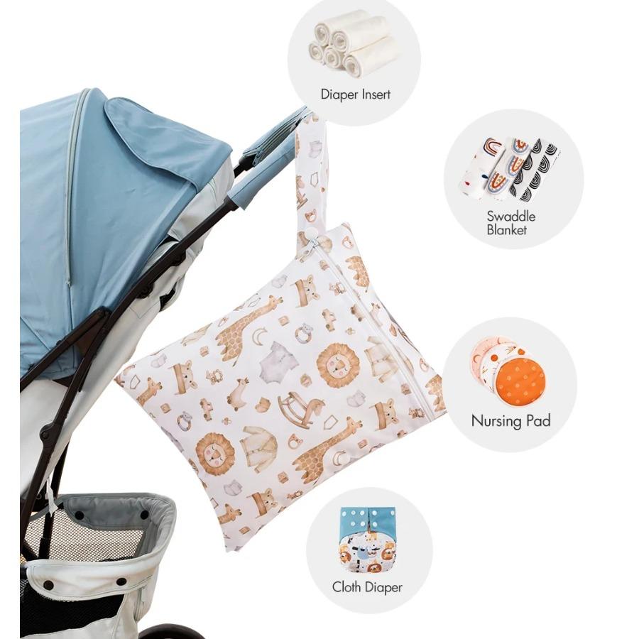 3PCS Travel Wash Cosmetic Bag Waterproof Diaper Bag Portable Storage Bag Yoga Sprots Bag Swimming Laundry Storage Bag