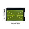 Path Feedback Golf Mat Golf Precision Swing Mat Heavy Duty Outdoors Equipment With No-Slip Base For Rough Fairway Divot