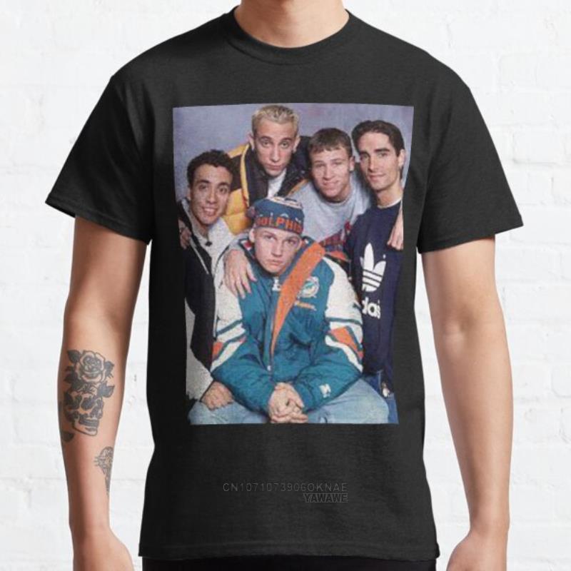 Popmusik Erinnert Zurück Backstreet Boys T-Shirt Damen Herren Vintage Porträt Klassische Grafik-T-Shirts Hip-Hop Unisex Trend Streetwear