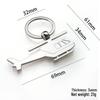 Creative Metal Airplane Keychain - Miniature Engine Pendant & Aviation Gift