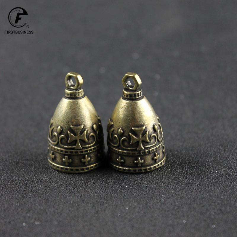 1Pcs Copper European Retro Bells For Home Wedding Party DIY Handmade Jewelry Campanula Accessories Christmas Tree Ornaments