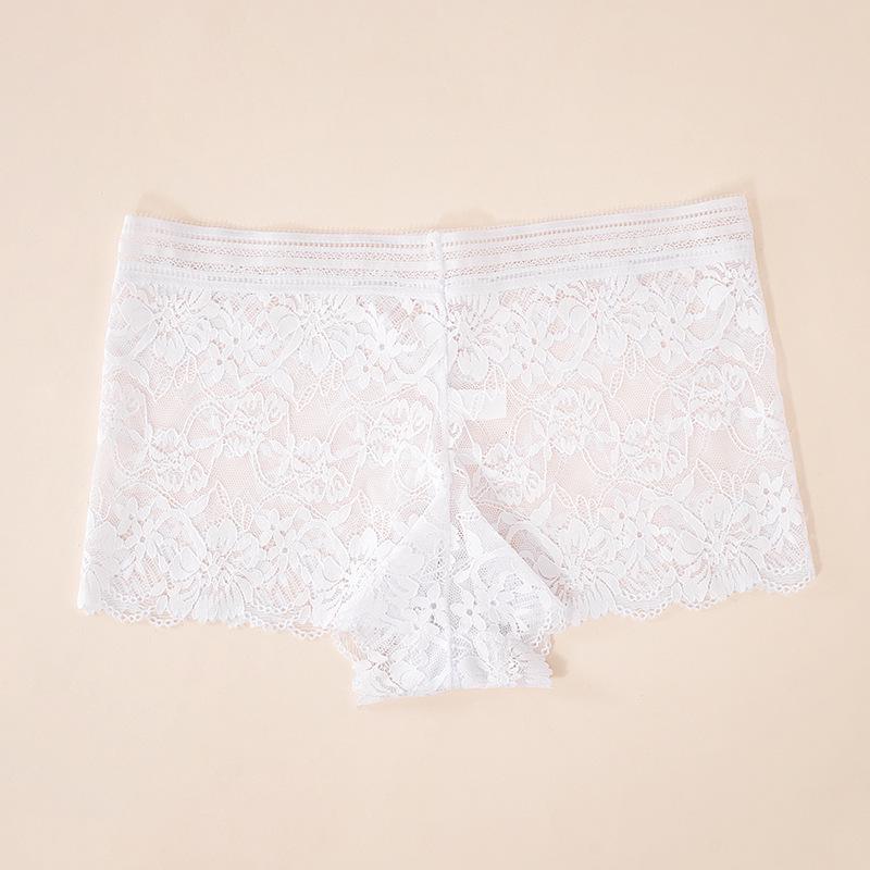 Europese & Amerikaanse Naadloze IJszijde Kanten Slips voor Vrouwen - Ademend, Comfortabel, Sexy Bloemendesign