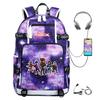 Cartoon Game Merchandise With Usb Hiking Bag College Students Outdoor Travel Large Capacity Backpack Bag