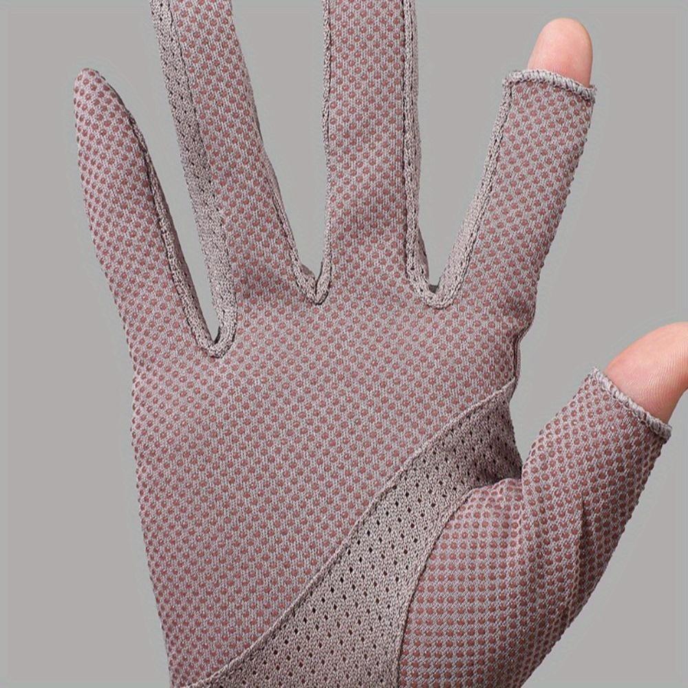 1Pair of Lightweight Lace Elastic Gloves for Summer Riding and Driving, Ideal for Running