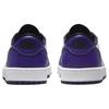 Air Jordan 1 Low Golf Court Purple Unisex Sneakers White University-Red Black DD9315-105