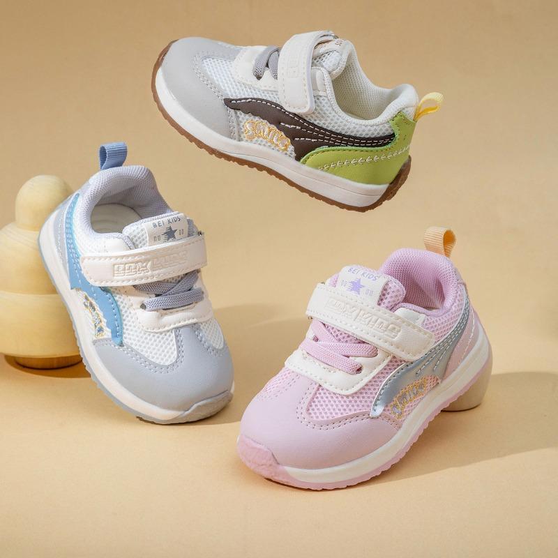 Infant Toddler Shoes Spring New Boys Mesh Running Shoes Non-slip Soft Sole Girls Sports Shoes