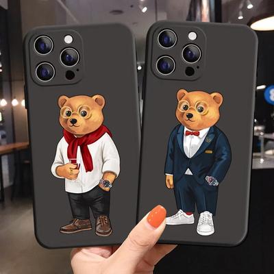 Animation joli téléphone pour Iphone Max X 8 XR 6 Plus 12 6s 11 7 Pro 13 Mini 14 XS housse en silicone