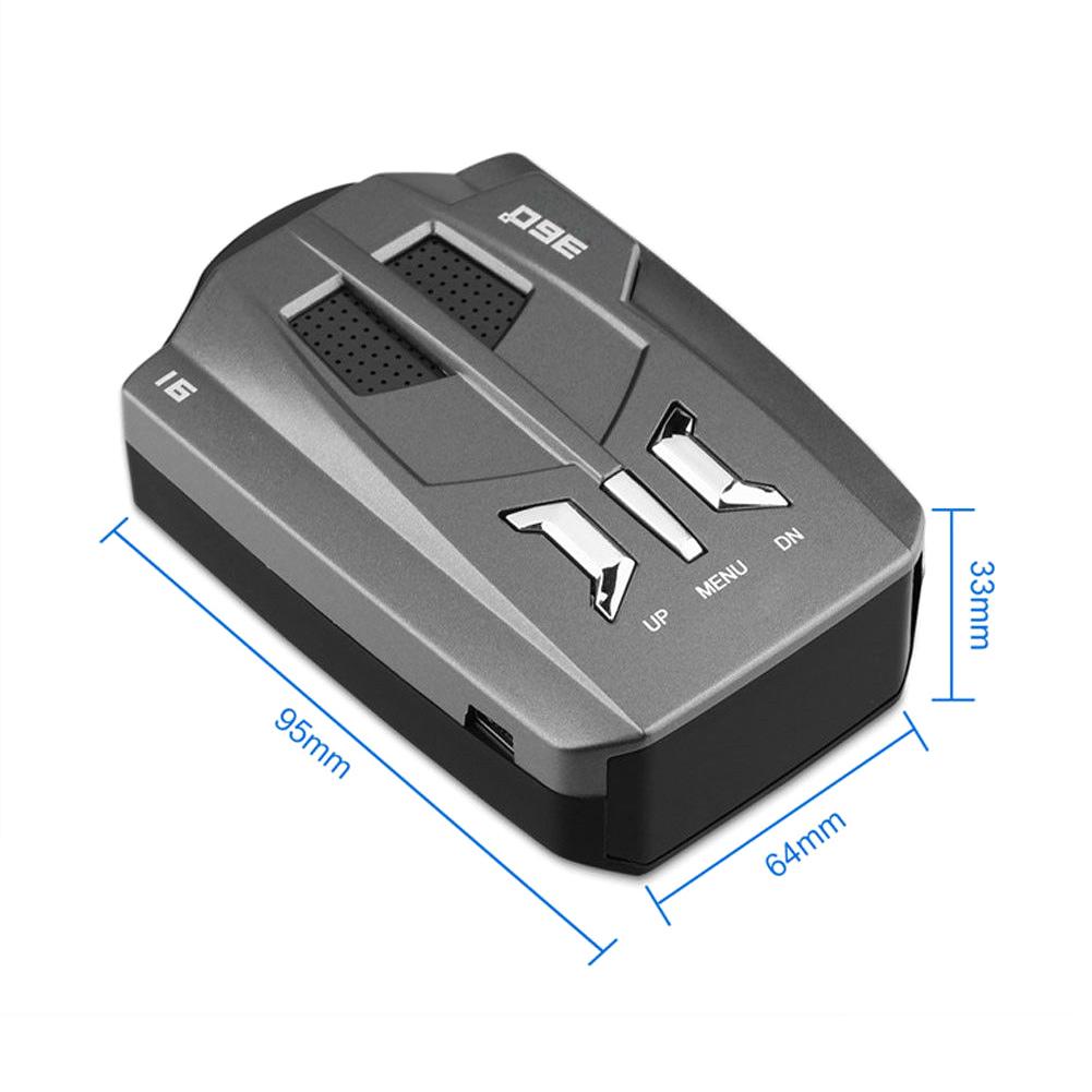 Sprachfahrwarnung 360 Radarwarner Grad Geschwindigkeit 1 16 Warnung Auto Sicheres Band