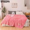 Skin-friendly Flannel Blanket Warm Napping Leisure Blanket Towel Blanket Single Double Summer Thin Blanket