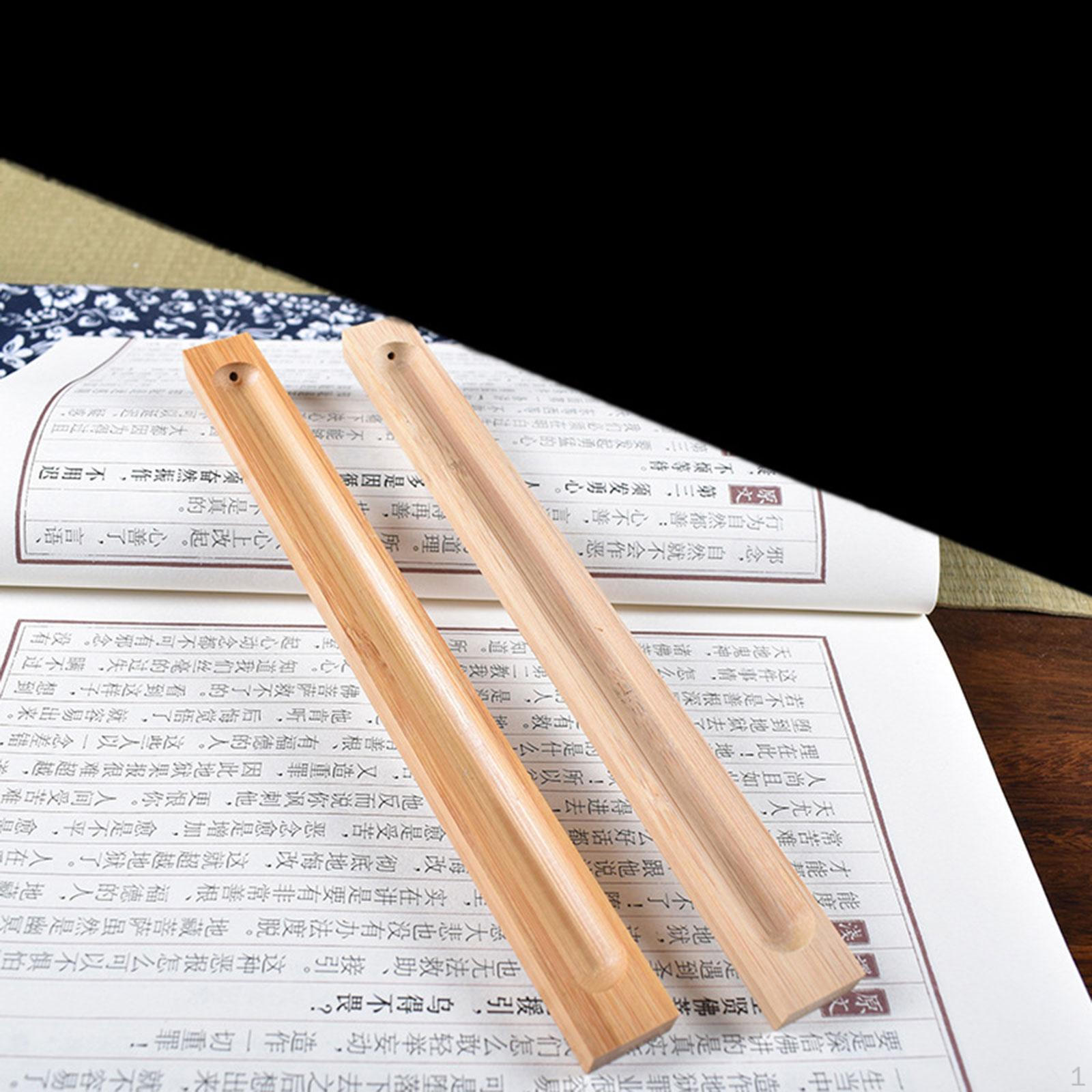 

Burner Holder Stand Censer Ornament Bamboo Home Decoration Catcher for Bedroom Office Fireplace Yoga Unpainted