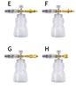 High-Pressure Foam Sprayer Nozzle for Car Washing with Large Opening and Copper-Plated Aluminum PA Bottle