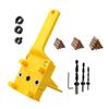 38pcs/set Wood Doweling Set ABS Wood Drilling Hole Puncher Handheld Board Hole Locator