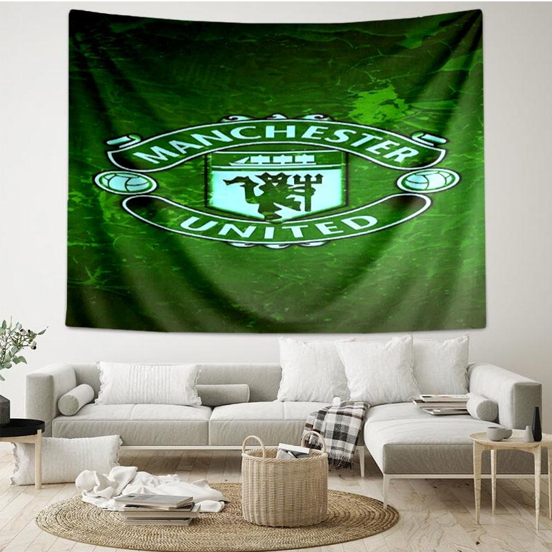 Manchester United F.C Print Tapestry - Portable Wall Decor Cloth, for Home, Dorm, Travel, Bedroom, Living Room - Ideal Birthday Housewarming Gift