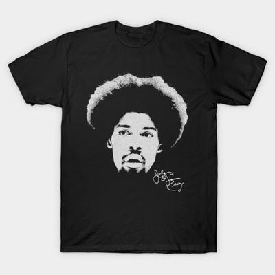 Asian Size Cotton Unisex Tshirt Print T-shirt Julius Erving Bighead Style T-shirt No-Cut Print Regular Fit