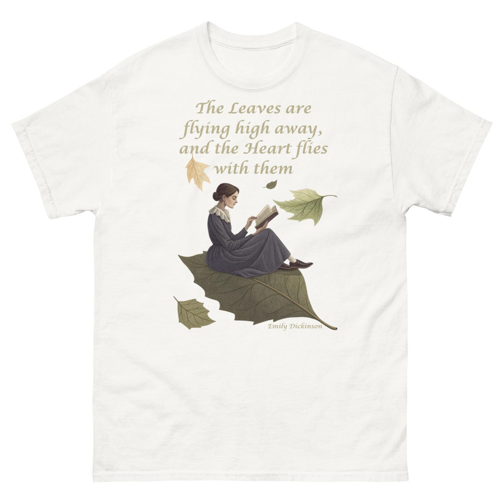 100% Cotton Emily Dickinson Inspired T-Shirt Celebrate the Poetic Genius XL