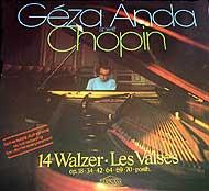 LP Record GZA ANDA SPIELT FRDRIC CHOPIN  14 Waltzes  Les Valses  Op. 18   65057 Parnass 1977 Germany Classical Used